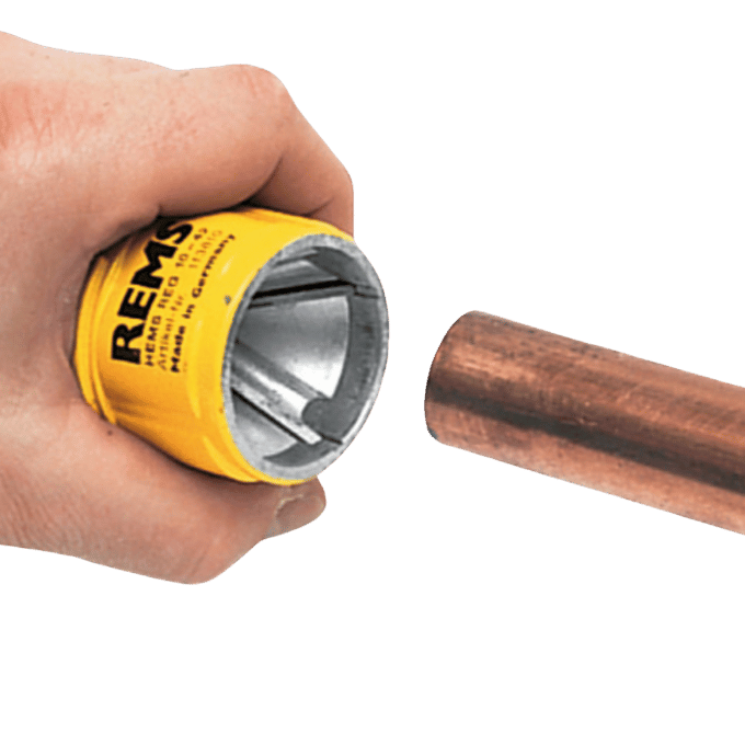 REMS Inner and Outer Tube Deburrer Application