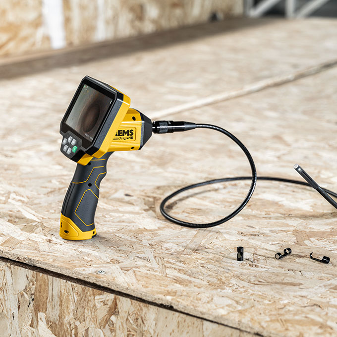 REMS CamScope HD industrial endoscope application
