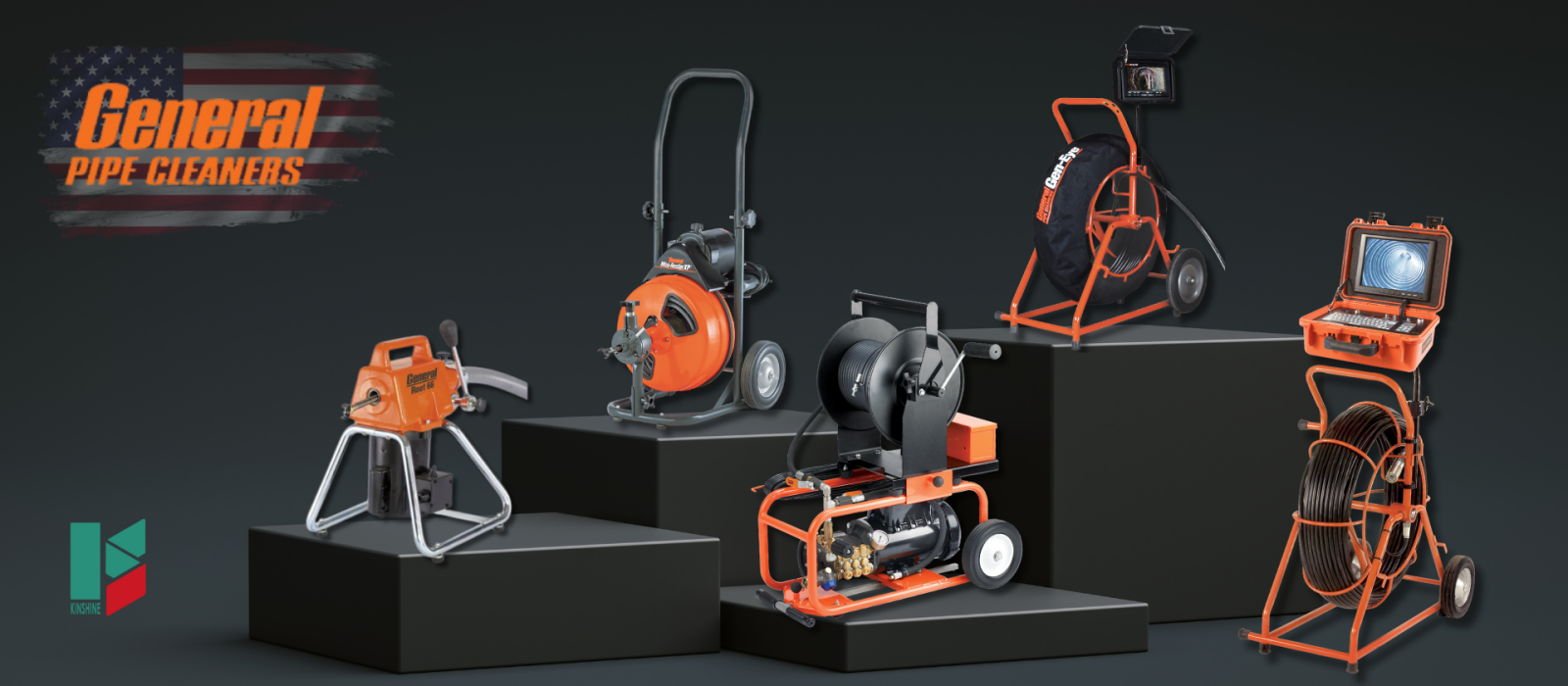 General Pipe Cleaners drain cleaning and pipe inspection equipment brand introduction